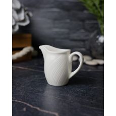 Молочник с ручкой 70 мл, цвет белый, STORM, Porland