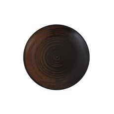 Тарелка мелкая 30 см, без борта, Lykke Коричневый, Porland