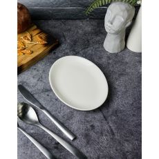 Тарелка овальная 18 см, Seasons Белый, Porland