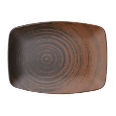 Блюдо прямоугольное 27х19 см, Lykke Коричневый, Porland