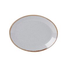 Блюдо овальное 18х14 см, Seasons Серый, Porland