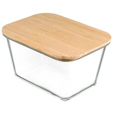 Контейнер для запекания и хранения прямоугольный Eco Store с крышкой из бамбука, 2,5 л, Smart Solutions