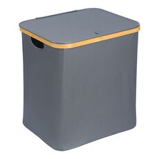 Корзина для белья Neat Mid, 40x33x43 см, серая, Smart Solutions