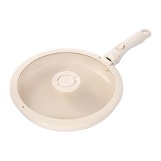 Сковорода с крышкой и съемной ручкой Smart Ceramic, ?28 см, Smart Solutions