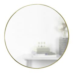 Зеркало настенное HUBBA D86 см латунь, Umbra