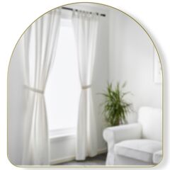 Зеркало настенное Hubba, 86х91 см,  латунь, Umbra