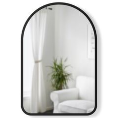 Зеркало настенное Hub, 61х91 см, черное, Umbra