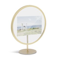 Фоторамка Infinity 10 x 15 см матовая латунь, Umbra