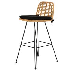 Стул барный Vetle Flat, ротанг, Bergenson Bjorn