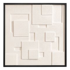 Панно декоративное с эффектом 3D Minimalism, 60х60 см, бежевый, Bergenson Bjorn
