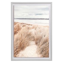 Панно декоративное Sand с белой рамой, 50х70 см, Bergenson Bjorn
