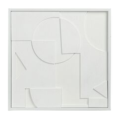 Панно декоративное с эффектом 3D Minimalism, с белой рамой, 60х60 см, Bergenson Bjorn
