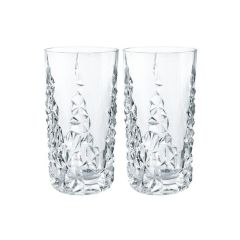 Набор высоких стаканов Sculpture Longdrink Set/2, 2 шт., 420 мл, хрусталь, Nachtmann