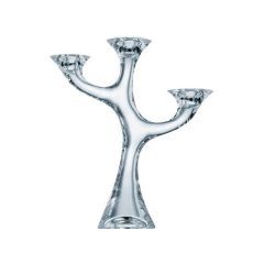 Подсвечник 3-рожковый 28 см, хрусталь, Corallo, Nachtmann