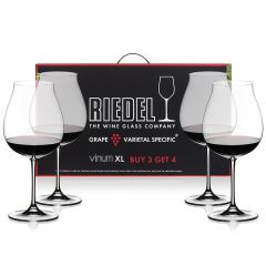 Набор бокалов Vinum XL Pinot Noir Pay 3 Get 4, 800 мл, 4 шт., 7416/67, Riedel