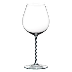 Бокал для красного вина Old World Pinot Noir, 705 мл, прозрачный/черный, хрусталь, серия Fatto a Mano, Riedel