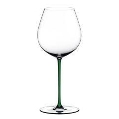 Бокал для красного вина Old World Pinot Noir, 705 мл, прозрачный/зеленый, хрусталь, серия Fatto a Mano, Riedel