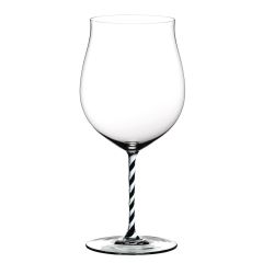 Бокал для красного вина Burgundy Grand Cru, 1050 мл, черный/прозрачный, хрусталь, серия Fatto a Mano, Riedel