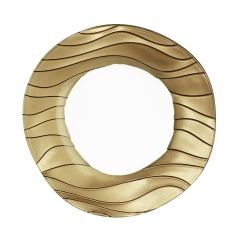 Тарелка SAHARA, диаметр: 22 см, материал: хрусталь, цвет: золотой, 85219, NACHTMANN, Германия