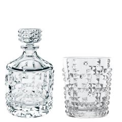 PUNK - Набор 3 предмета декантер + 2 стакана 750 мл бессвинцовый хрусталь