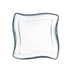 Тарелка квадратная Manhattan, 33 см, хрусталь, Nachtmann