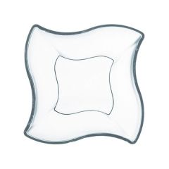 Тарелка квадратная Manhattan, 17 см, хрусталь, Nachtmann