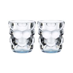 Набор из 2-х стаканов для воды BUBBLES, объем: 330 мл, цвет: голубой, материал: бессвинцовый хрусталь, 100696, NACHTMANN, Германия