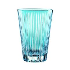 Набор стаканов высоких Sixties Lines Aqua, 360 мл, 2 шт., светло-голубые, бессвинцовый хрусталь, Nachtmann