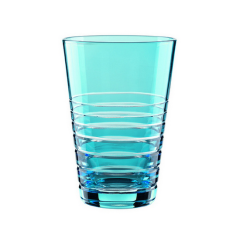 Набор стаканов высоких Sixities Rondo Aqua 450 мл, 2 шт., светло-голубые, бессвинцовый хрусталь, Nachtmann