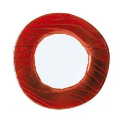 Тарелка круглая Marrakech line Extension, 32см, красная, хрусталь, Nachtmann