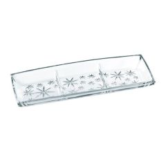 Блюдо Stars, 40 см, прозрачное, хрусталь, Nachtmann