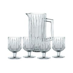 Набор из кувшина и 4-х бокалов Jules, бессвинцовый хрусталь, 102708, Nachtmann