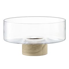 Блюдо сервировочное на ножке из ясеня Lotta D25 см, LSA International