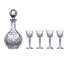 Набор PALAIS из 5 предметов декантер + 4 бокала для ликера, бессвинцовый хрусталь, Nachtmann