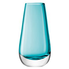 Ваза в форме бутона Flower Colour 14 см бирюзовая, LSA International