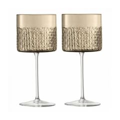 Набор из 2 бокалов для вина Wicker 320 мл коричневый, LSA International