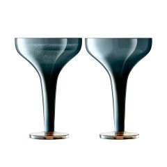 Набор из 2 бокалов для шампанского Signature Epoque 150 мл, сапфир, LSA International