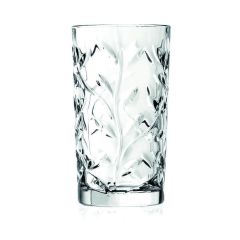 Набор из 6-ти стаканов Хайбол RCR Style Laurus 360 мл, хрустальное стекло, Италия