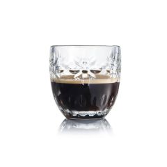 Набор из 6-ти стаканов для эспрессо 100 мл, h 6,3 см, d 6,2 см, серия TROQUET FLEURS, La Rochere