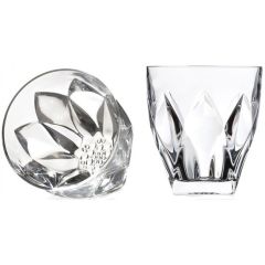 Набор из 6-ти стаканов для виски RCR Ninphea 326 мл, H95 мм, стекло, Италия