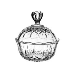 Конфетница с крышкой RCR Style Opera D18 см, H8,7 см, хрустальное стекло, Италия