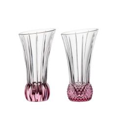 SPRING - Набор из 2 ваз с розовым дном 13,6см