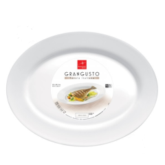 Блюдо овальное 35 x 27 см, стеклокерамика, серия GRANGUSTO, Bormioli Rocco
