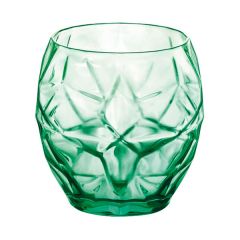 Стакан низкий 400 мл, зеленый, хрустальное стекло, серия ORIENTE, Bormioli Rocco