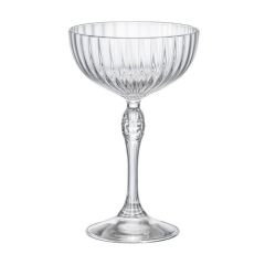 Набор из 4-х бокалов для коктейля 220 мл, хрустальное стекло, серия AMERICA'20s, Bormioli Rocco