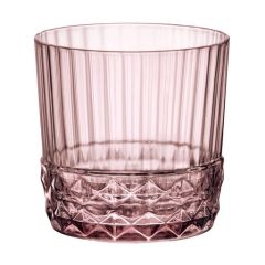 Набор из 6-ти низких стаканов 300 мл, лиловый, хрустальное стекло, серия AMERICA' 20s, Bormioli Rocco