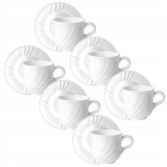 Сервиз кофейный из 12-ти предметов 160 мл, стекло, серия EBRO, Bormioli Rocco