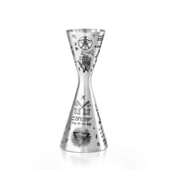 Джиггер Afrodite 30/60 мл, D50 мм, H130 мм, хромированная сталь, Lumian