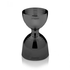 Джиггер 30/60 мл, D50 мм, H90 мм, нержавеющая сталь, цвет черный, Lumian