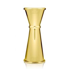 Джиггер 15/30 мл, D35 мм, H90 мм, нержавеющая сталь, цвет золотой, Lumian